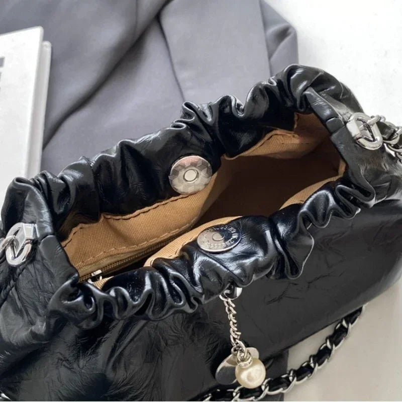 Y2K Millennium Bag Women 2026 New High Sense Shoulder Bags Summer Chain Bag Fashion Bucket Bag Messenger Bags Purses Handbags